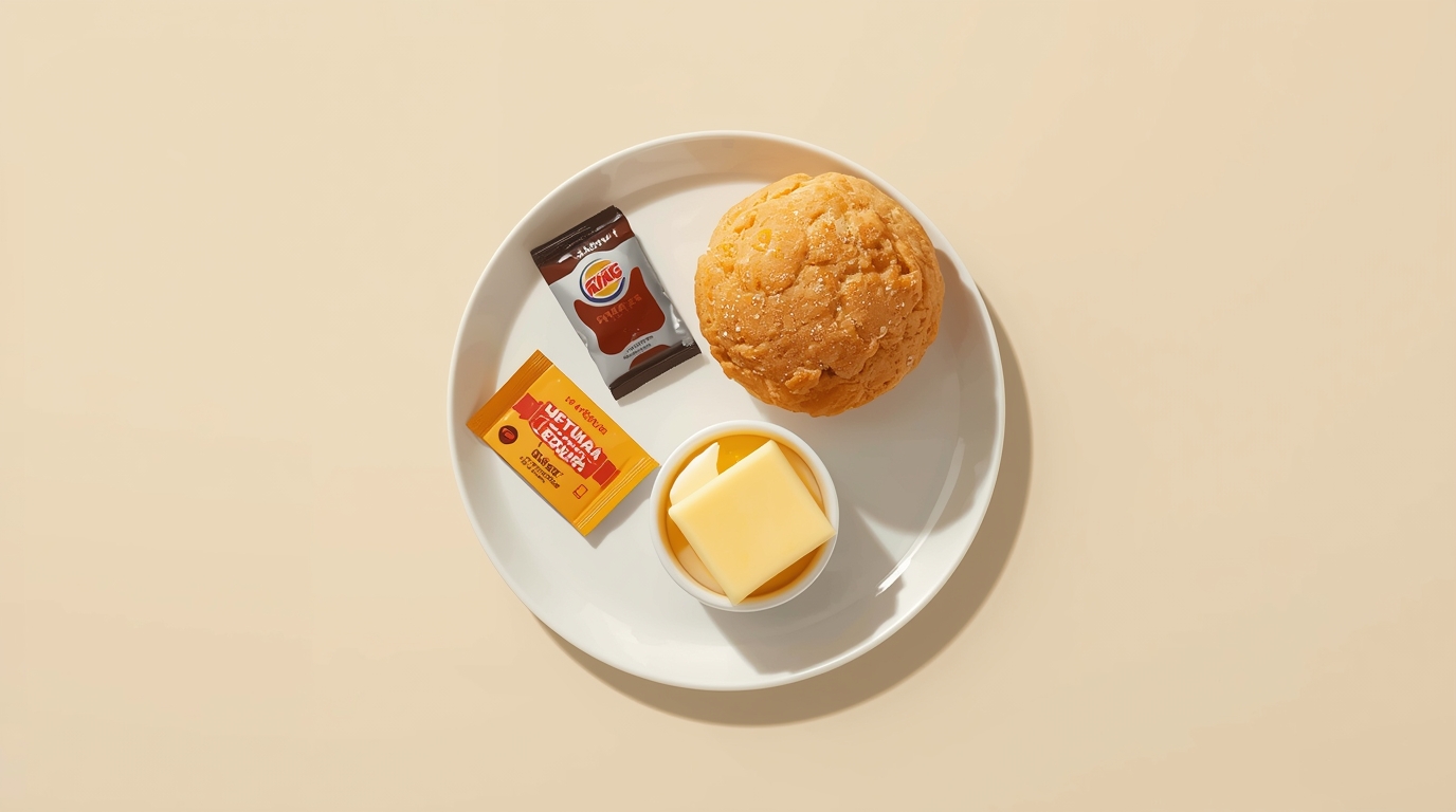 Burger King Breakfast Menu for Condiments